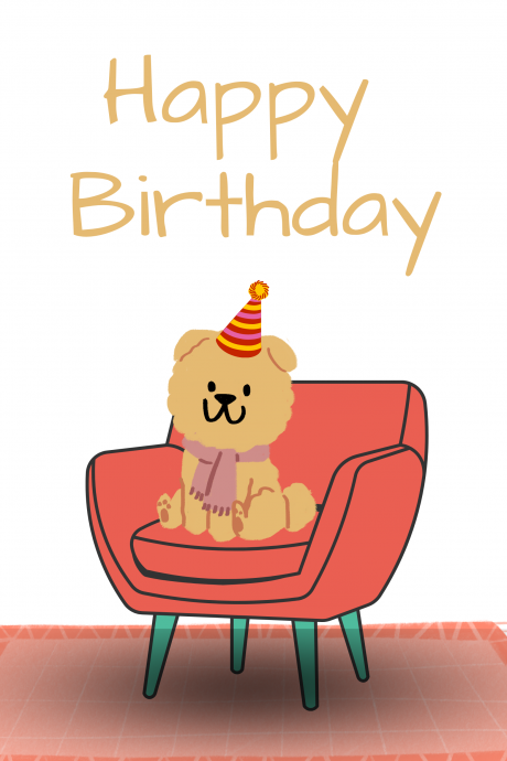 Happy Birthday - Dog