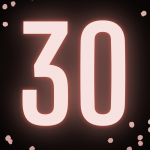 Happy 30th Birthday- Glitter