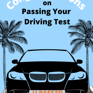 Congratulations - Passing Driving Test - Black Car