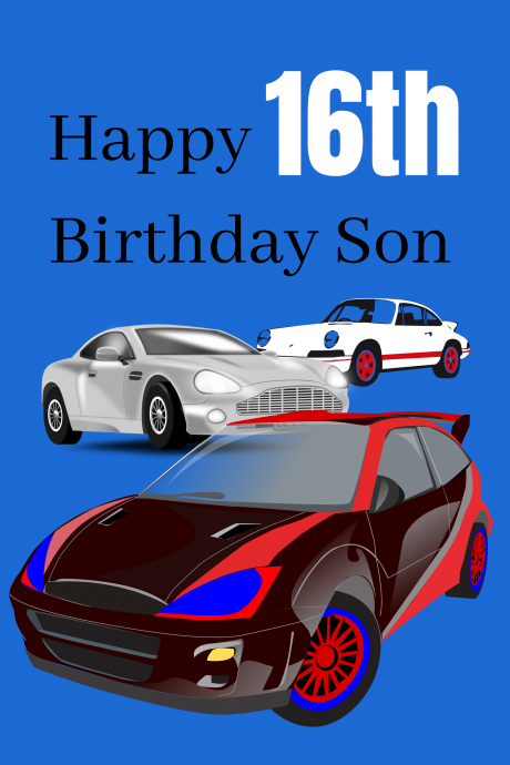 Happy 16th Birthday Son