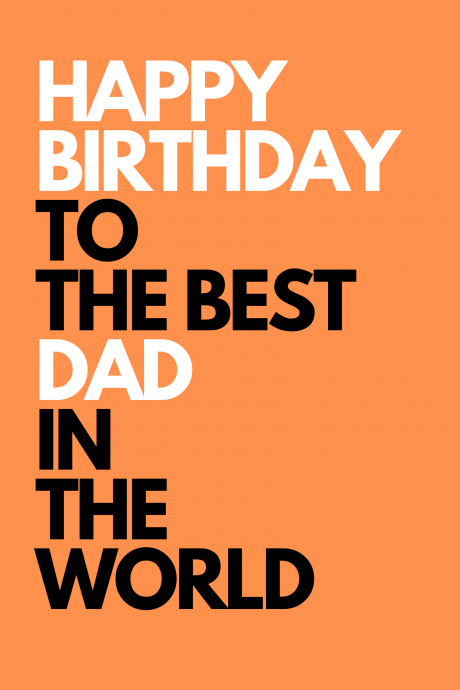 Happy Birthday - Best Dad
