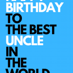 Happy Birthday - Best Uncle