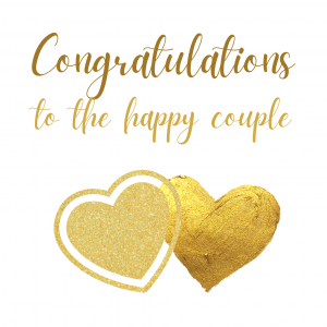 Congratulations to the Happy Couple