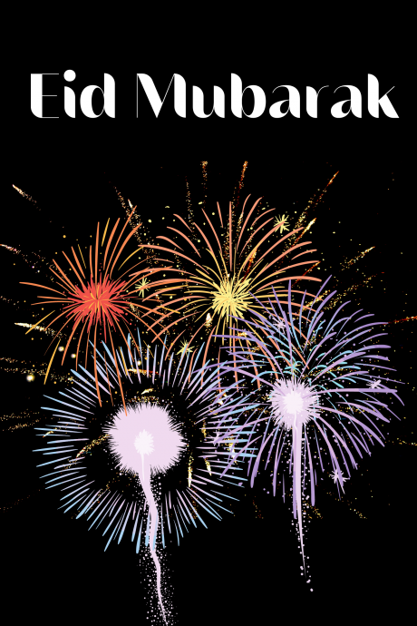 Eid Mubarak Fireworks