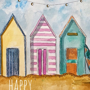 Birthday beach huts!