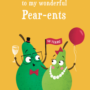 Pear-ents Funny Pears Golden Anniversary Card