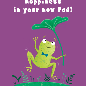 Every Hoppiness Frog New Home Card