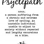 Psyclepath - Cycling Card
