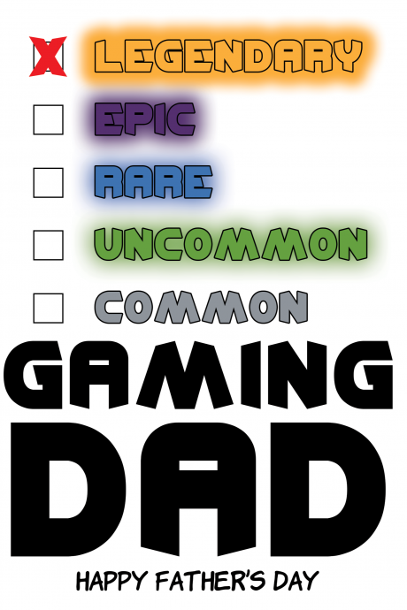 Gaming Dad Card