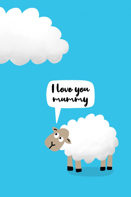 I Love You Mummy Sheep