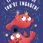 Funny Fish Engagement Card