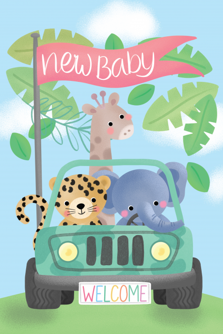 New Baby Jungle Jeep animals