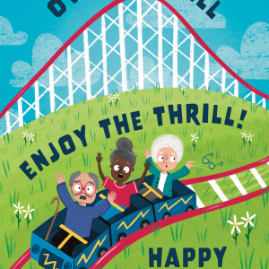 Over the Hill Rollercoaster Birthday Card