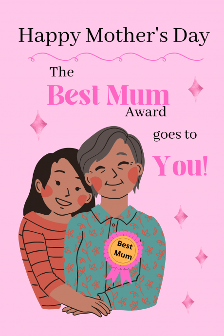 Happy Mother's Day - Best Mum Award