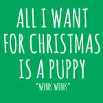 All I want for Christmas is a puppy