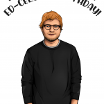 Ed Sheeran inspired 'Ed-cellent Birthday' Card