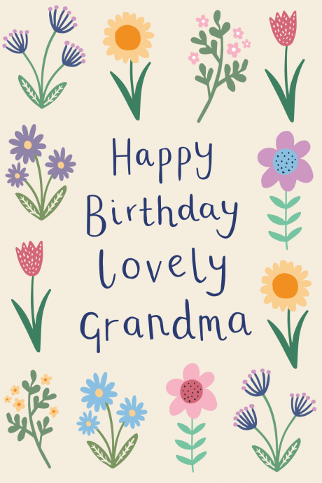 Happy Birthday Lovely Grandma