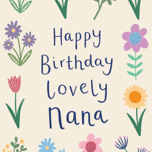 Happy Birthday Lovely Nana