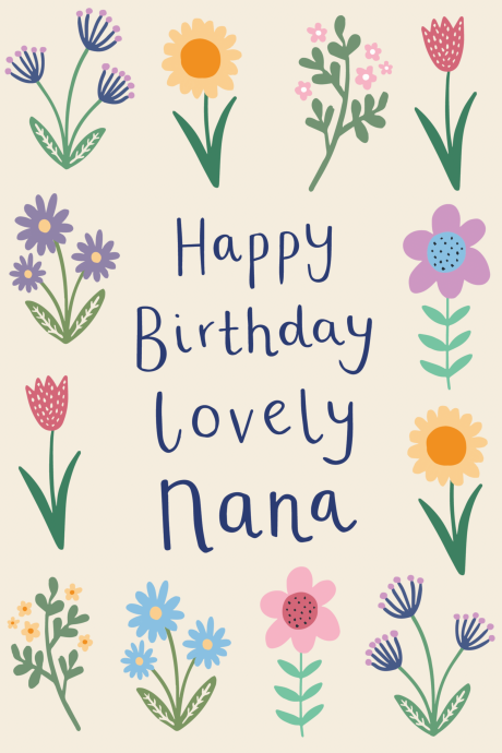 Happy Birthday Lovely Nana