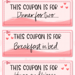 Valentine coupons