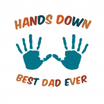 Father’s Day - handprint best dad ever