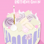 Yaaaaas Birthday Queen Card