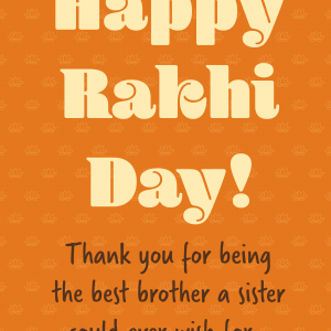 Happy Rakhi Day!