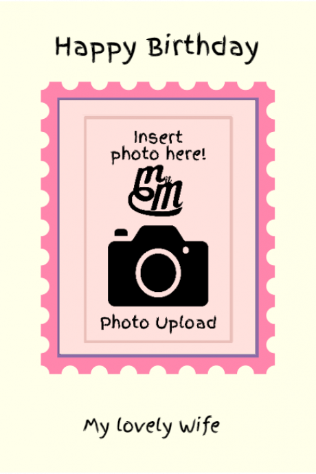 Photo Upload Stamp Card