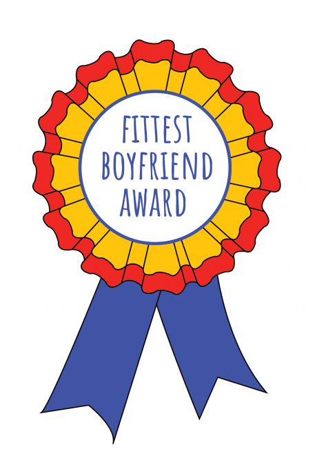 Fittest Boyfriend Award - Happy Birthday Card
