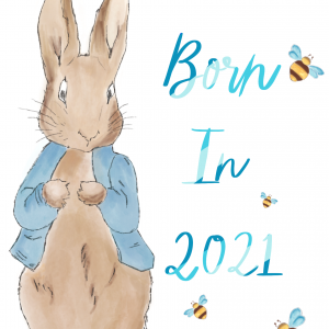 Peter Rabbit New Baby Card