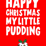 Happy Christmas My Little Pudding
