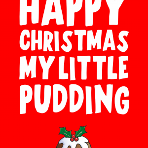 Happy Christmas My Little Pudding