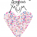 Happy Birthday Card Gorgeous Mum - With Love