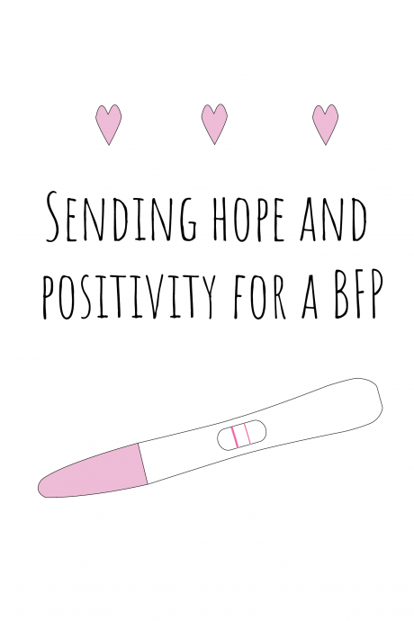 Hope and positivity - IVF Card
