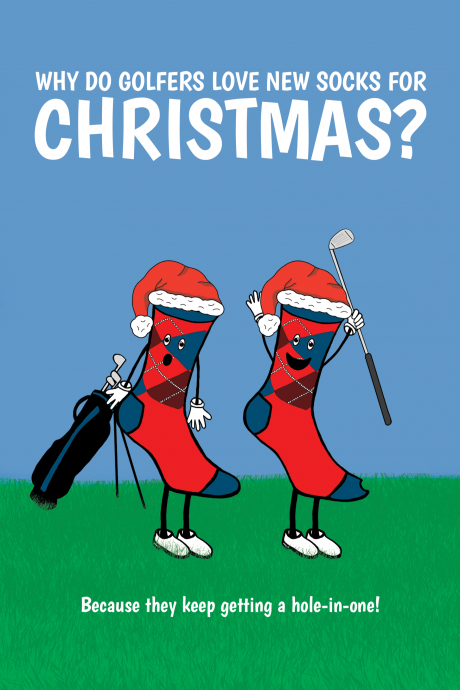 Golfers Love New Socks For Christmas