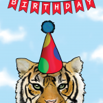 Happy Birthday Tiger Card