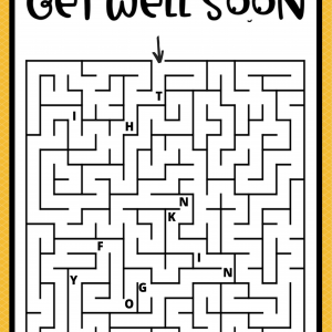 Get Well Soon Maze