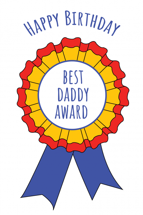 Best Daddy - Happy Birthday Card