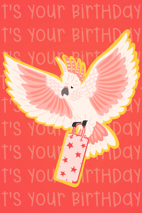 It's your Birthday cockatoo