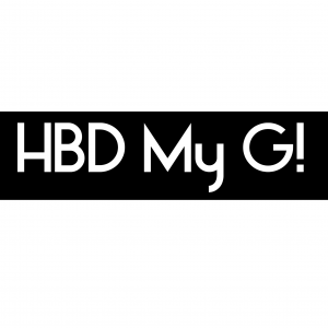 HBD My G Card