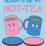 Hot-Tea Pun Anniversary Card