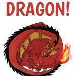 Hot Dragon Valentine's Card