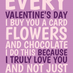 I Truly Love You Valentine's Card