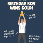 Birthday Boy Wins Olympic Gold