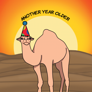 Don't Get The Hump On Birthday Card