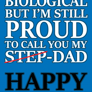 None Biological (Step) Dad Birthday Card